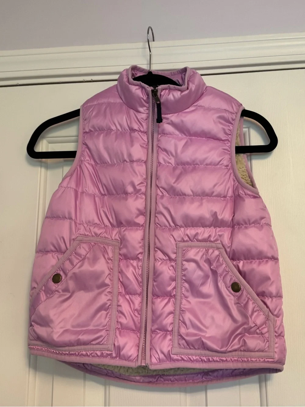 Girls Crewcuts Pink Quilted Puffer Vest